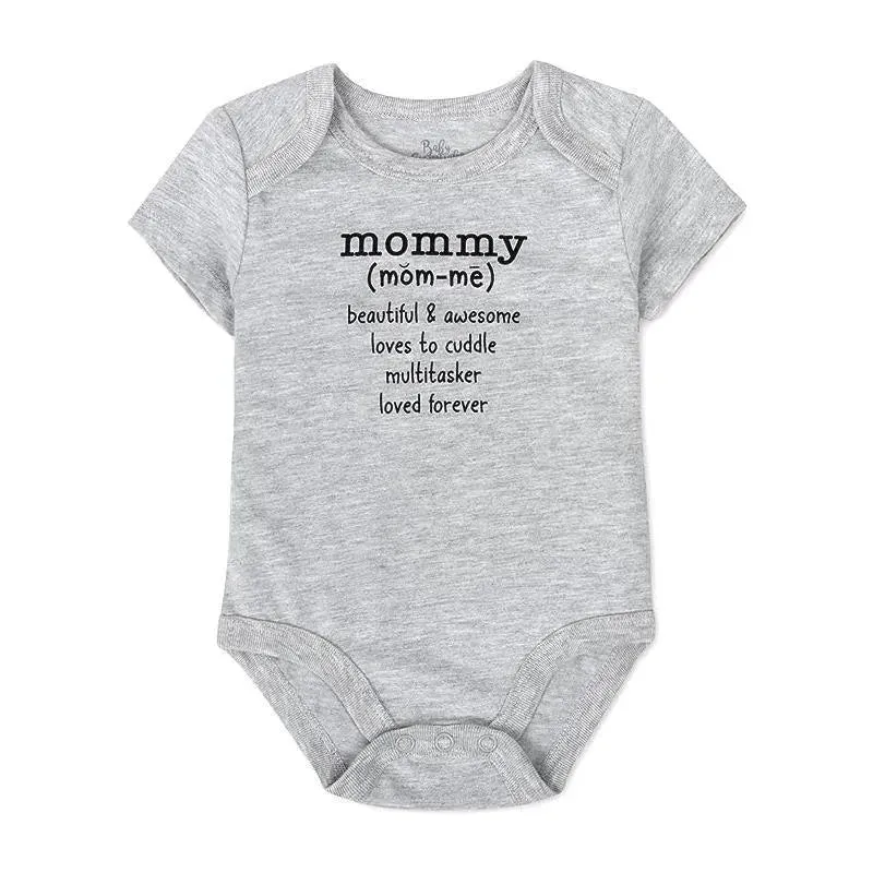 A.D Sutton - Baby Mommy Romper Grey