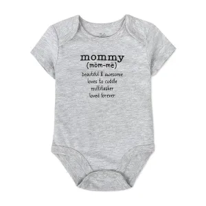 A.D Sutton - Baby Mommy Romper Grey