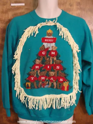 Amazing Bright Christmas Sweatshirt with Tree