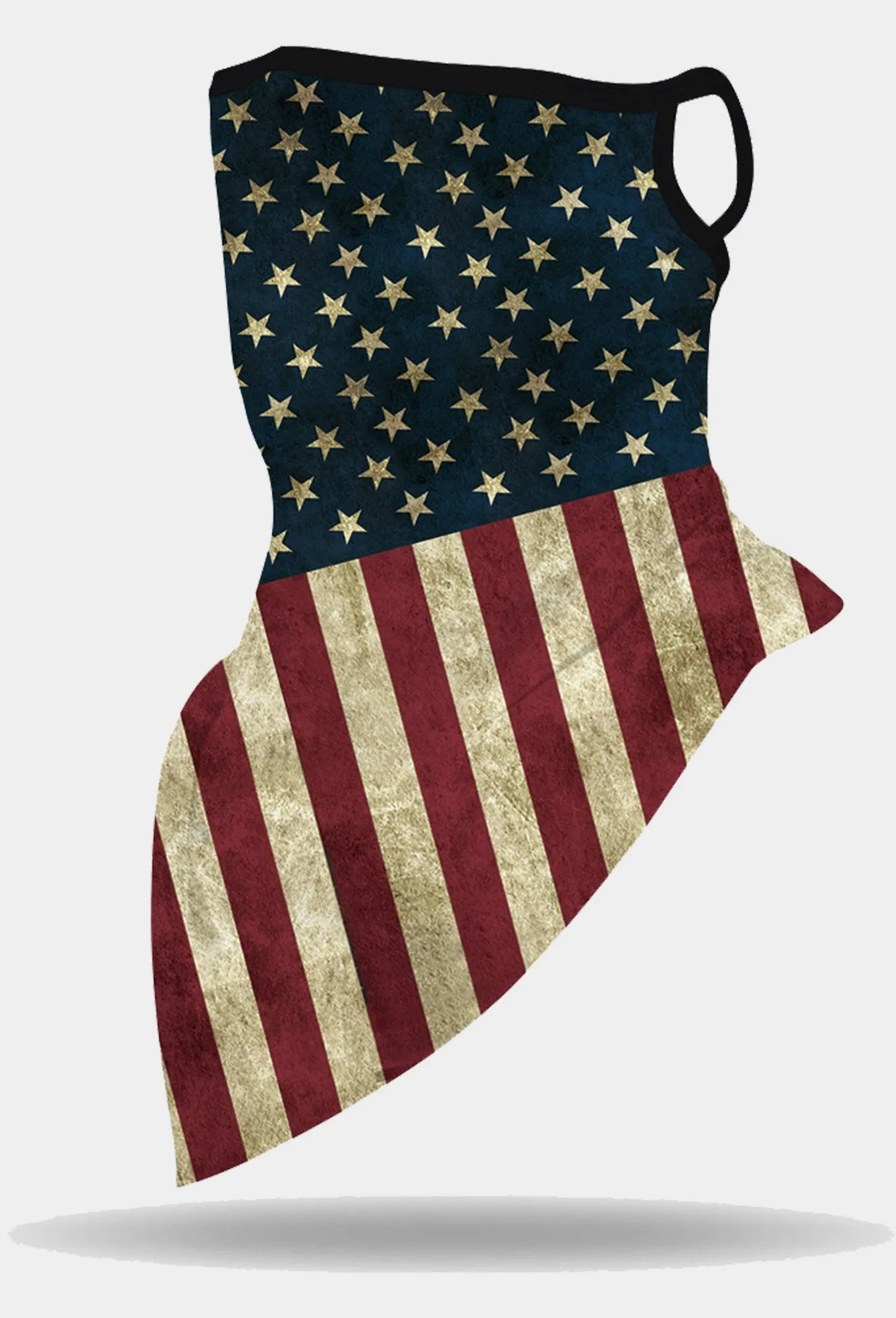 American Flag Bandana Scarf With Earloops