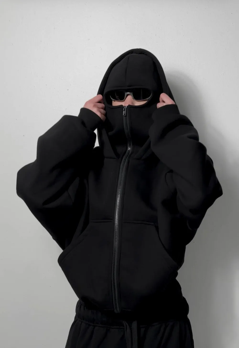 Balaclava Hoodie - Ninja Mask Hoodie for Streetwear Style | DWNTWN