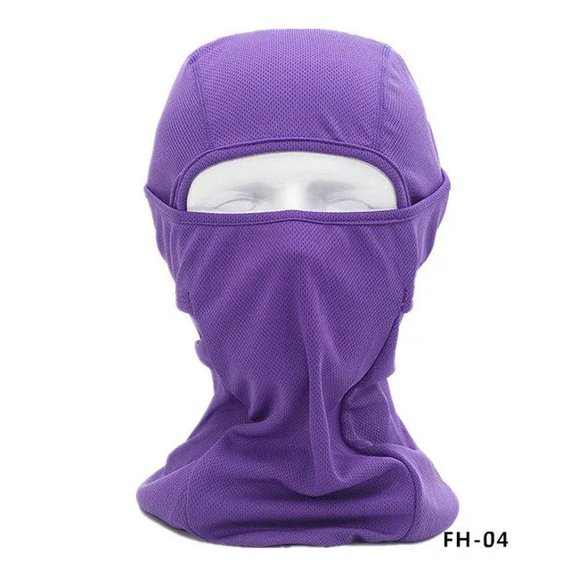 Breathable Balaclava Full Face Masked Hoods Hats - 9 Colours