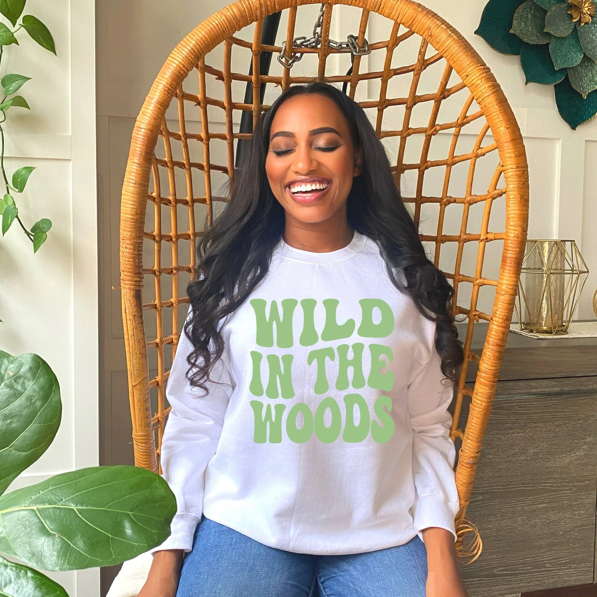 camp bachelorette gift sweatshirt, wild in the woods, camping bachelorette, camp bachelorette, forest themed bachelorette sweatshirt