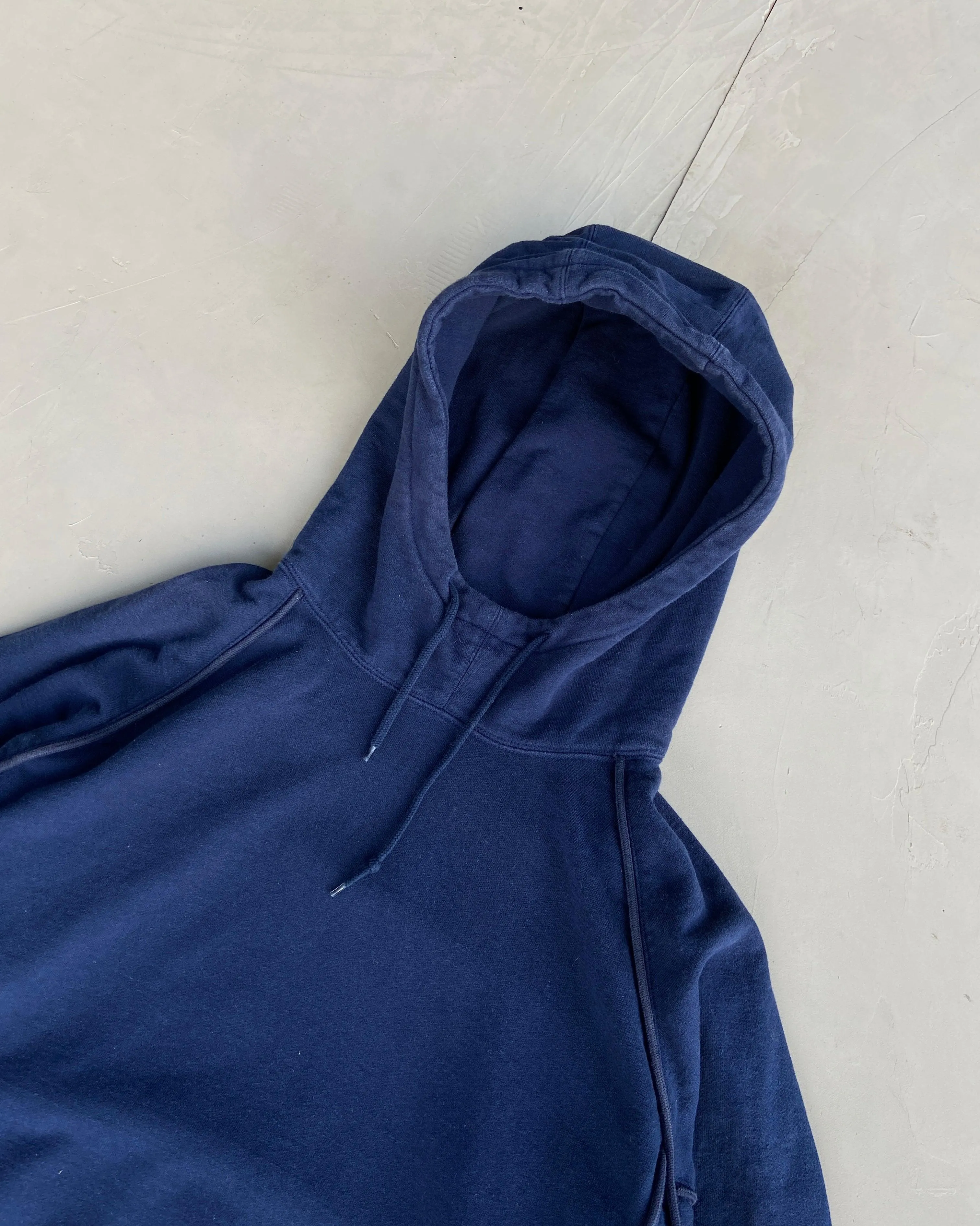 CAV EMPT HEAVYWEIGHT PIPED BLUE HOODIE - L