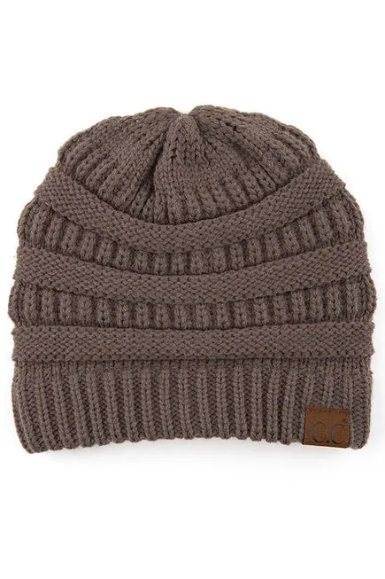 C.C. Beanies Cable Knit Classic Hat