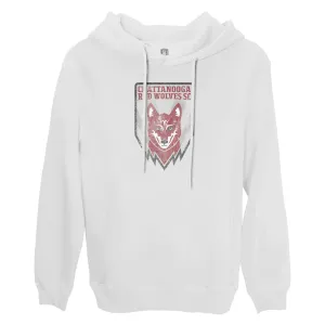 Chattanooga Red Wolves SC Color Badge Fleece Pullover Hoodie - White