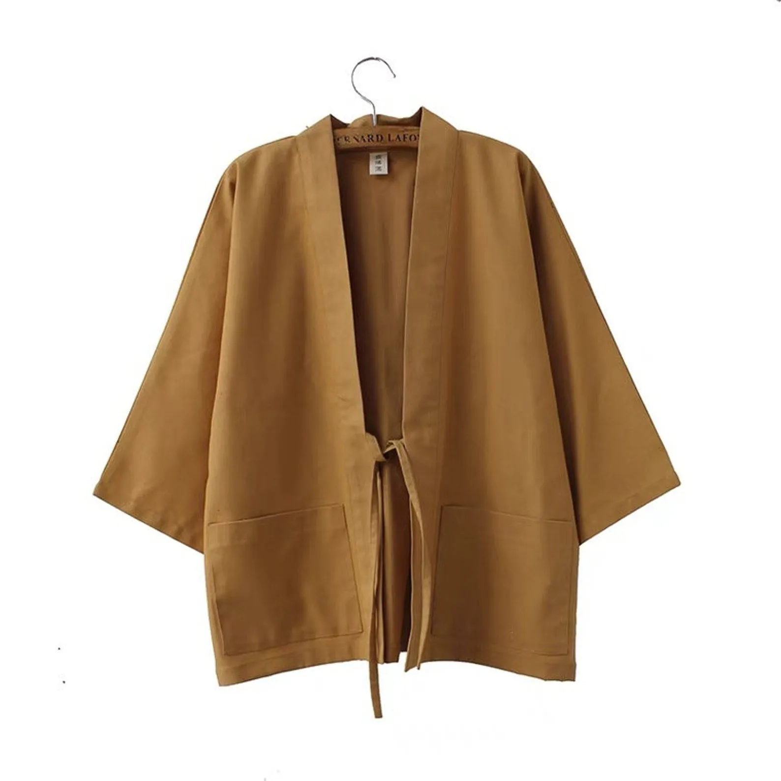 Classic Khaki Kimono Cardigan