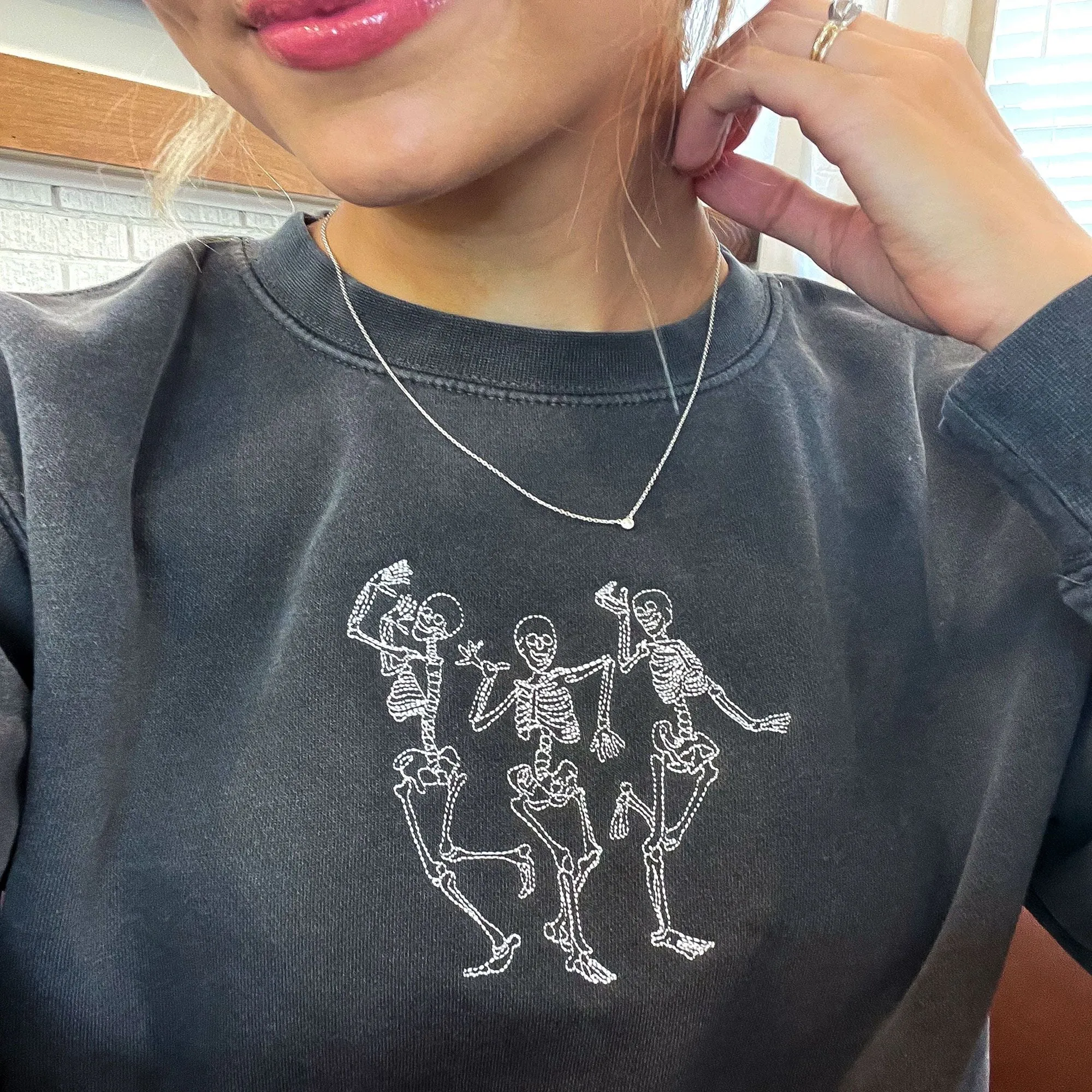 Dancing Skeleton Crewneck