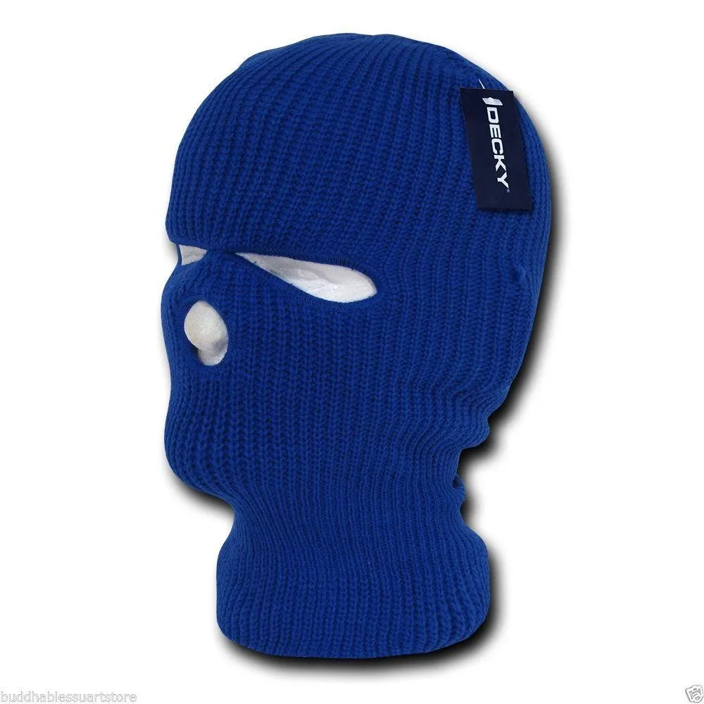 Decky Warm Winter Balaclava 3 Hole Face Masks Beanies Ski Motorcycle Biker Tactical