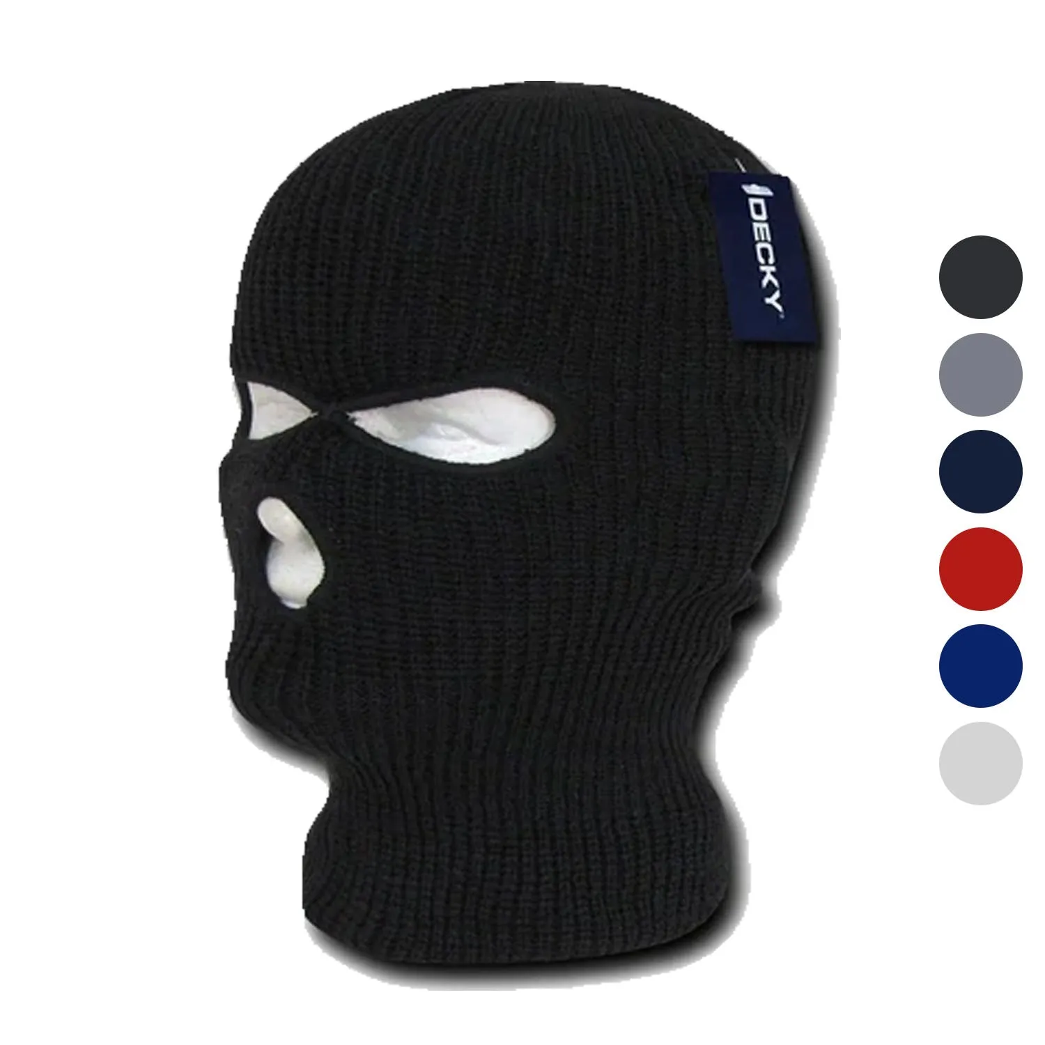 Decky Warm Winter Balaclava 3 Hole Face Masks Beanies Ski Motorcycle Biker Tactical