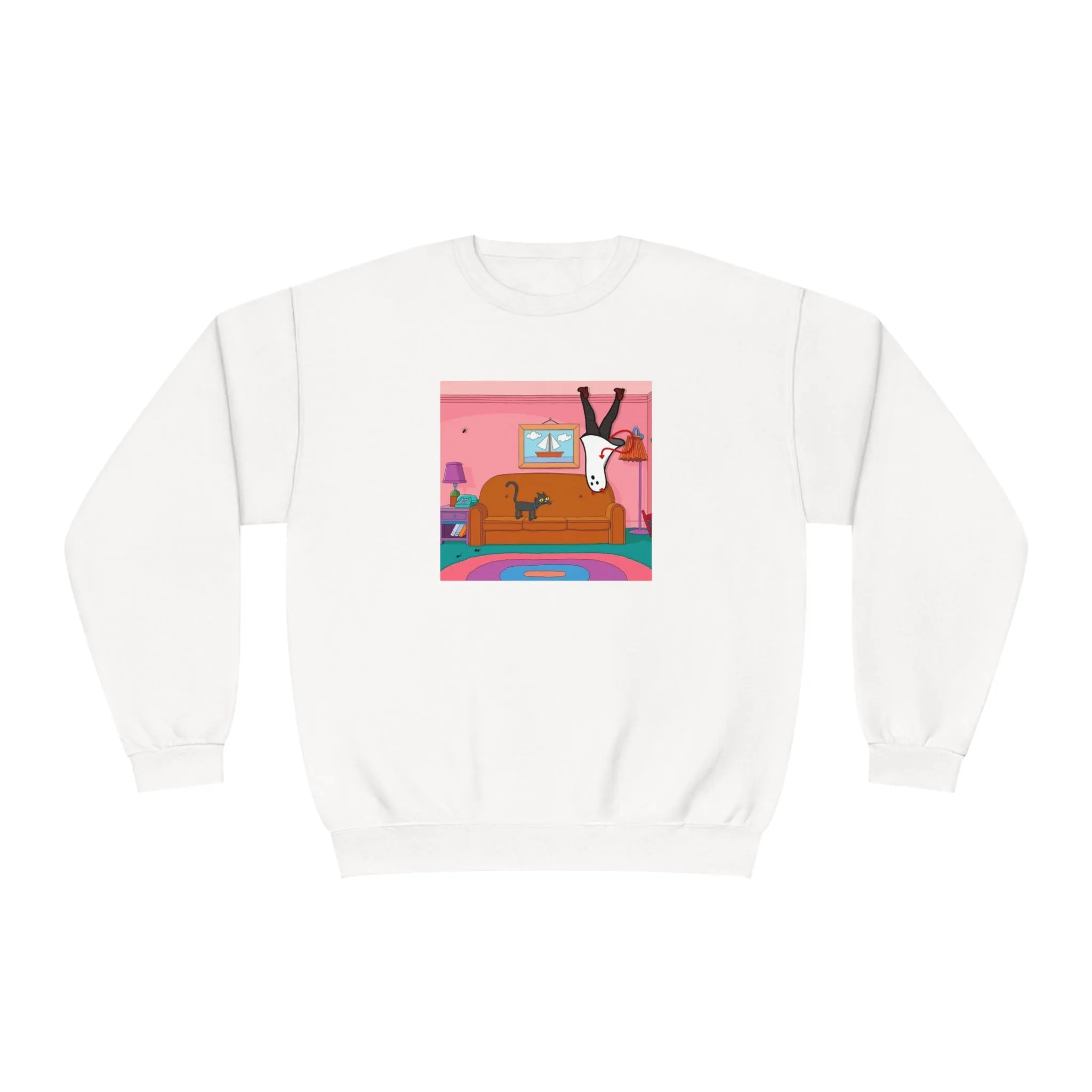 Demons X Doja Cat X Simpsons cartoon sweatshirt