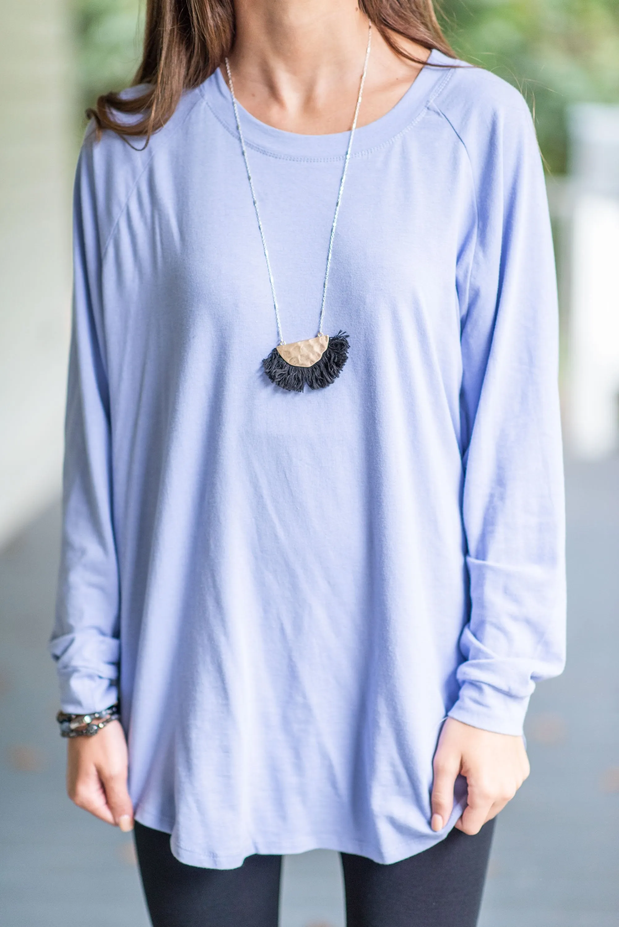 Easy Like Sunday Lavender Purple Tunic