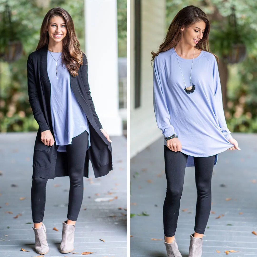 Easy Like Sunday Lavender Purple Tunic