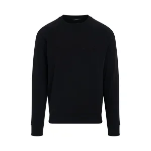 Embossed Sweatshirt in Black