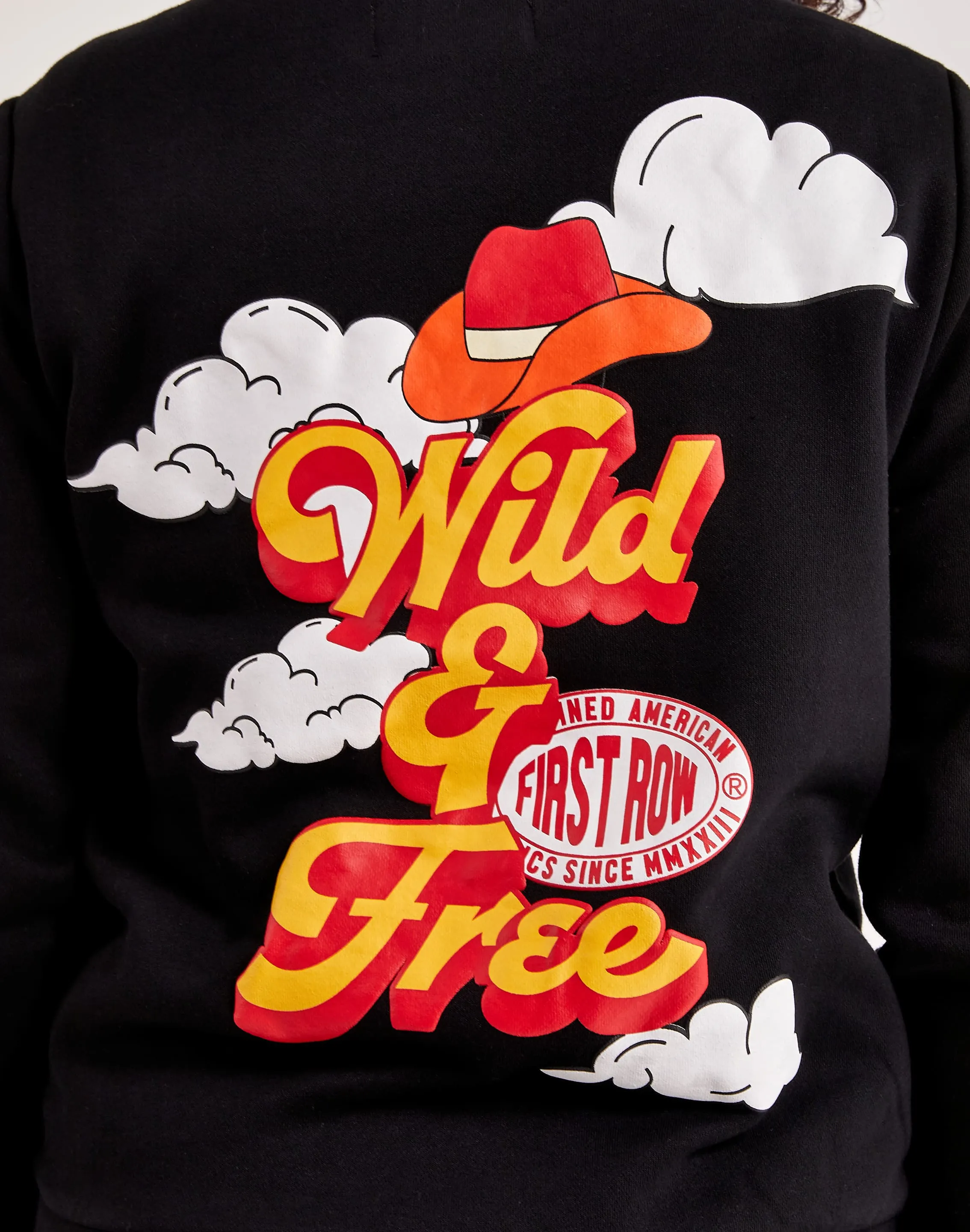 First Row Wild & Free Fleece Pullover Hoodie