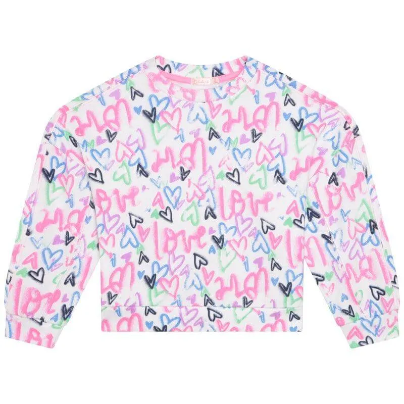 Girls Graffiti  Sweatshirt