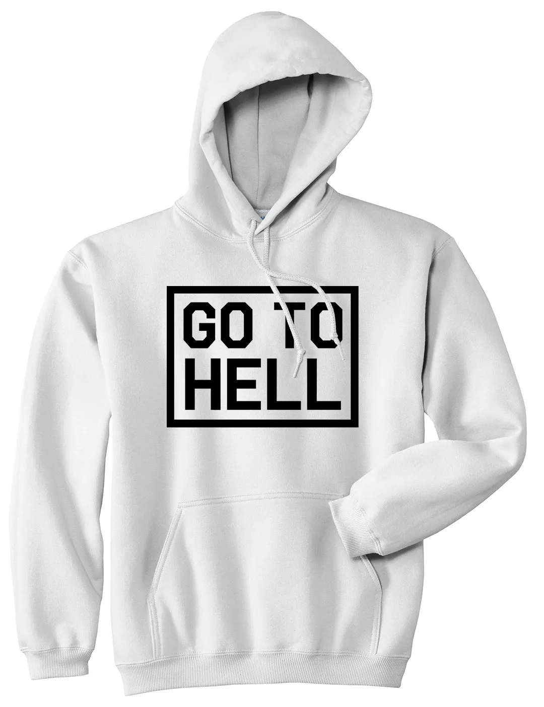 Go To Hell Mens Pullover Hoodie