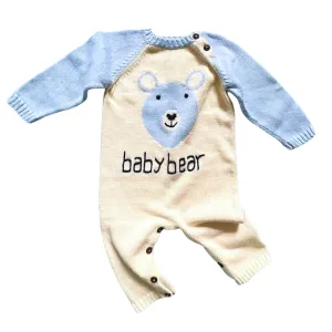 Knit Baby Romper Baby Bear