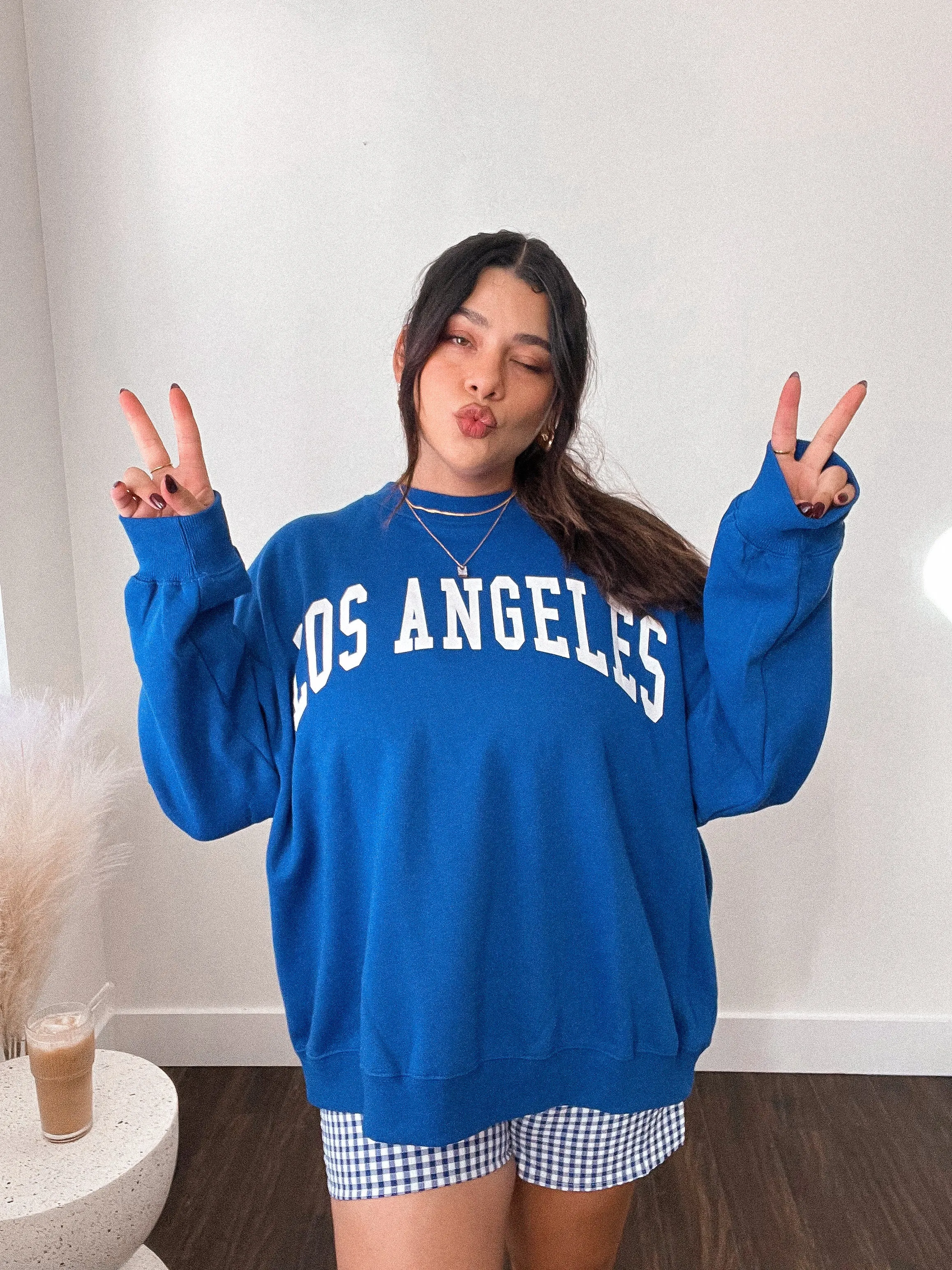 Los Angeles Oversized Crewneck Sweater