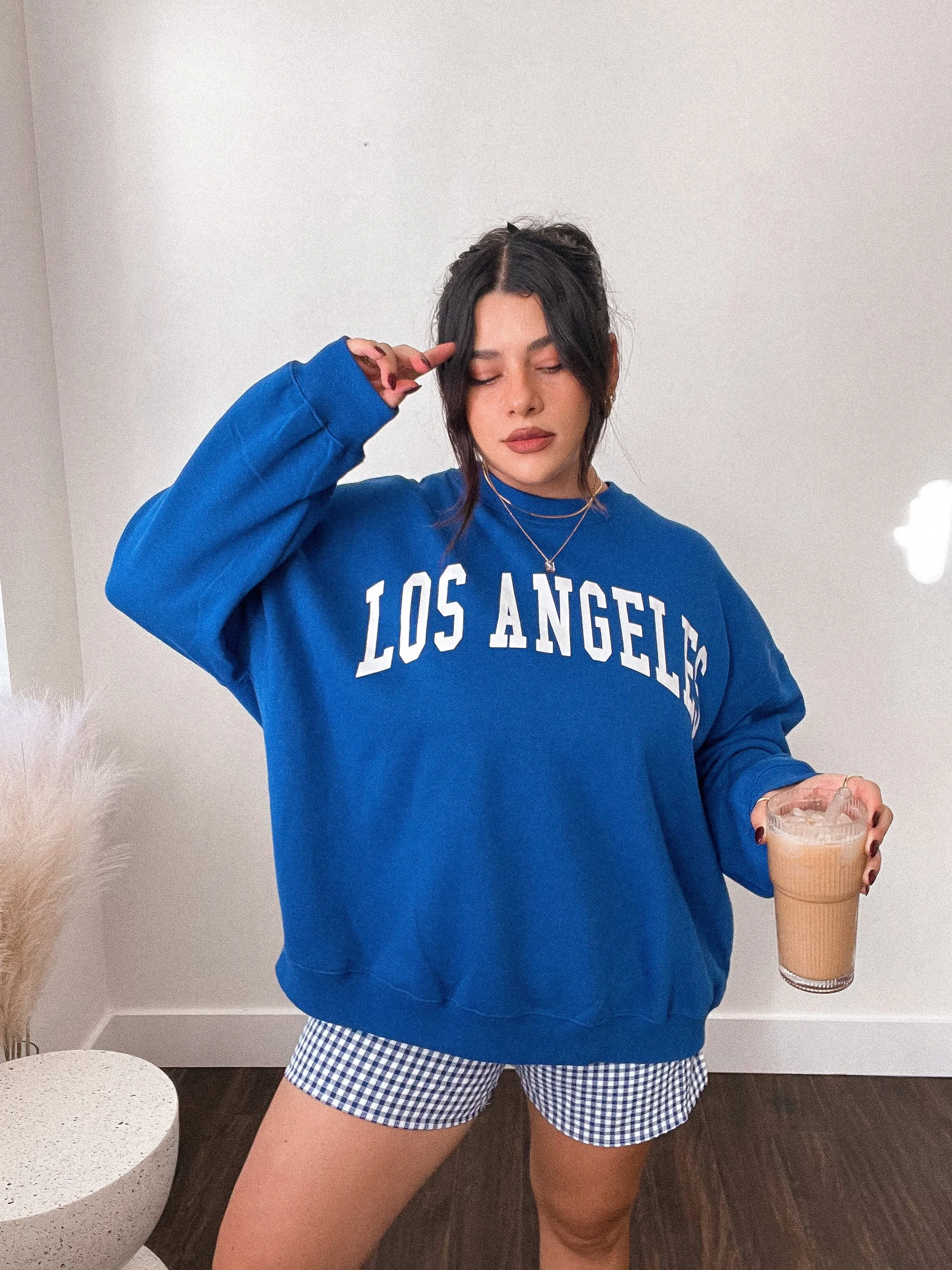 Los Angeles Oversized Crewneck Sweater