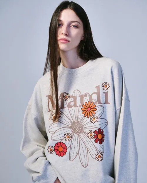 ★Mardi Mercredi★ Sweatshirt Flowermardi Blossom (4colors)