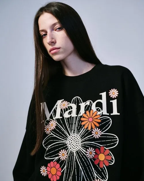 ★Mardi Mercredi★ Sweatshirt Flowermardi Blossom (4colors)