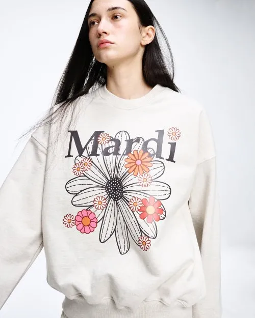 ★Mardi Mercredi★ Sweatshirt Flowermardi Blossom (4colors)