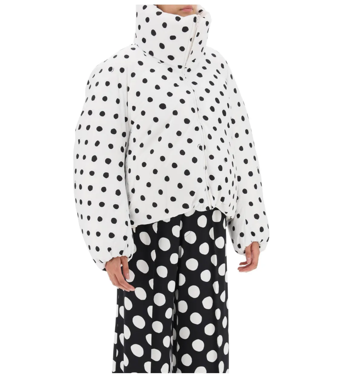 Marni Polka Dot Puffer Jacket