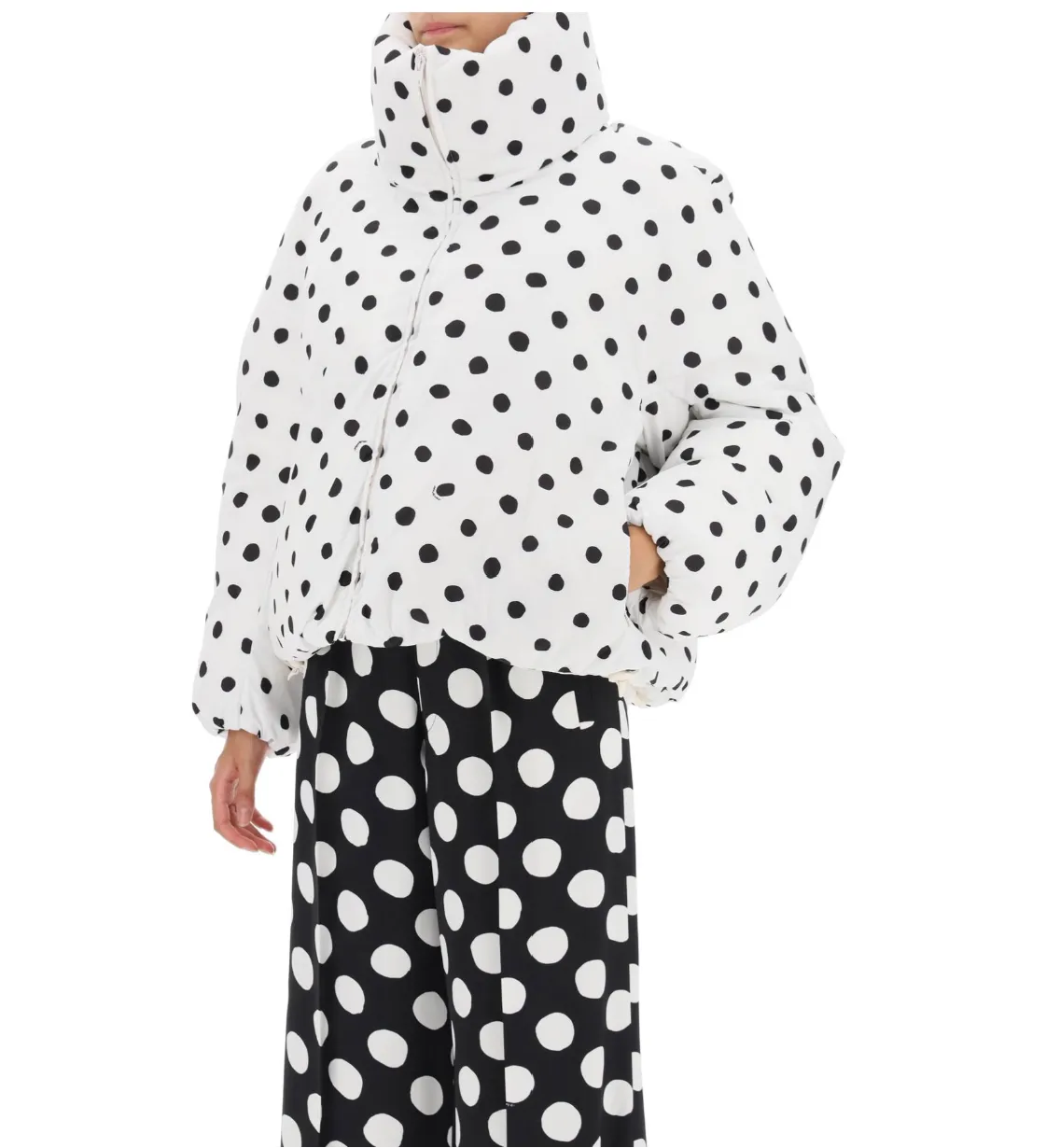 Marni Polka Dot Puffer Jacket