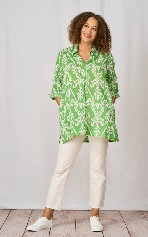 Maya Cotton Tunic Printed Pattern One Size