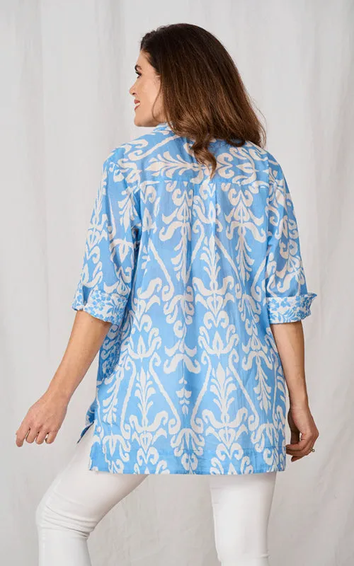 Maya Cotton Tunic Printed Pattern One Size