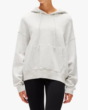 Monrow Fleece Slouchy Pullover Hoodie