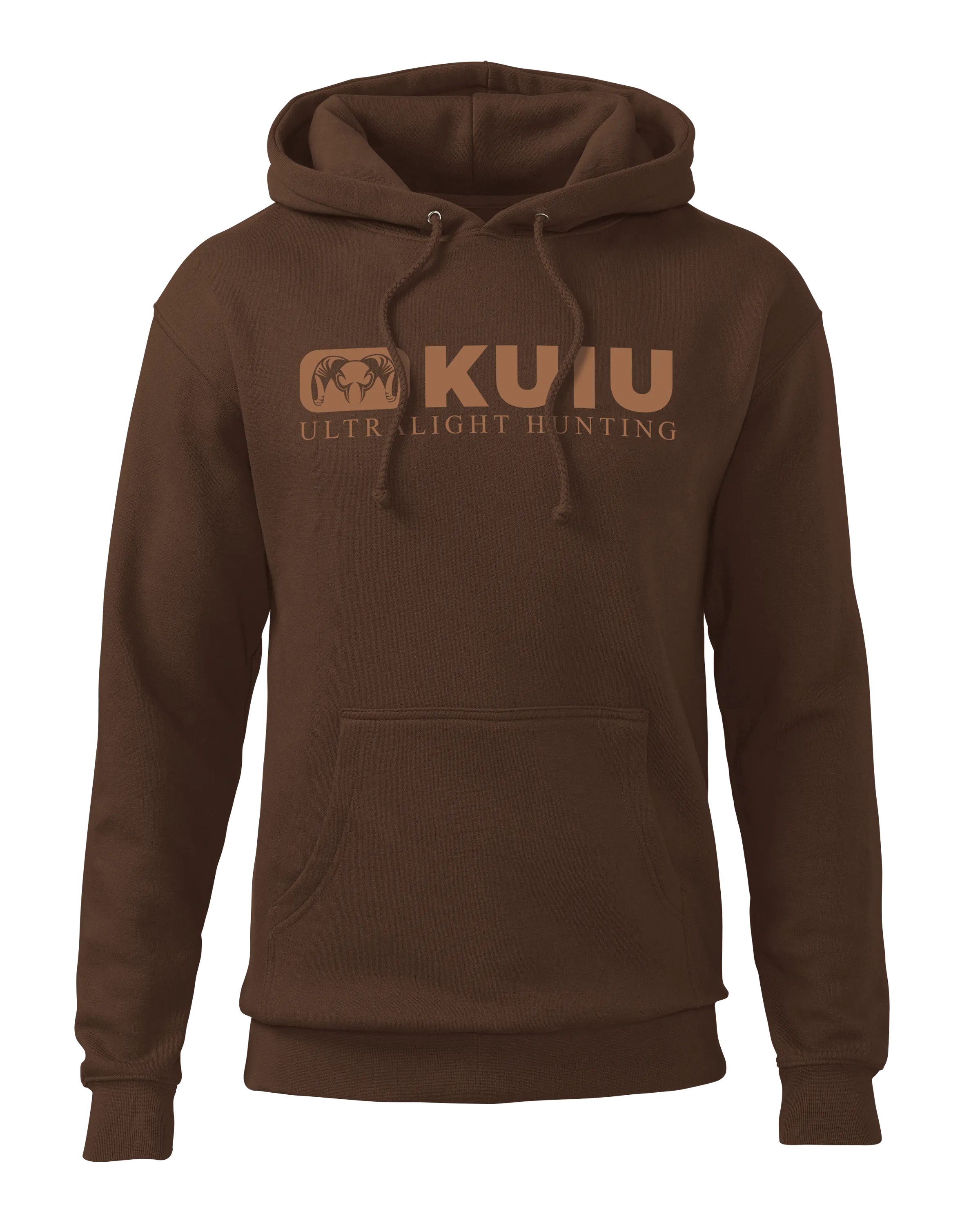 Outlet Block Logo Hoodie | Brown