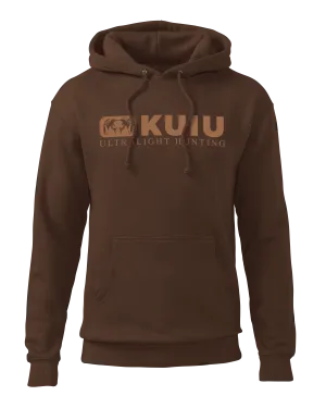 Outlet Block Logo Hoodie | Brown