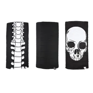 Oxford 3 Pack Comfy Neck Tube - Skeleton