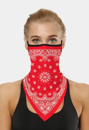 Paslay Face Bandana With Earloops