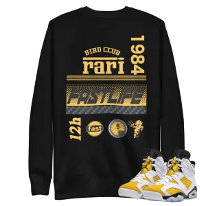 Retro 6 Yellow Ochre "Rari" Sweatshirt