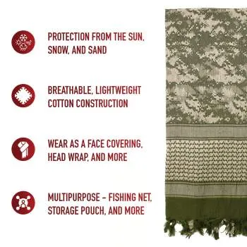 Shemagh Tactical Desert Keffiyeh Scarf