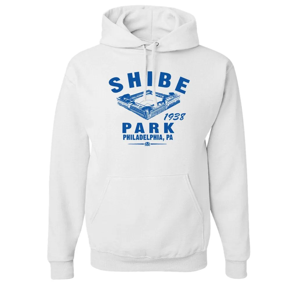 Shibe Park Retro Pullover Hoodie | Shibe Park Vintage White Pull Over Hoodie