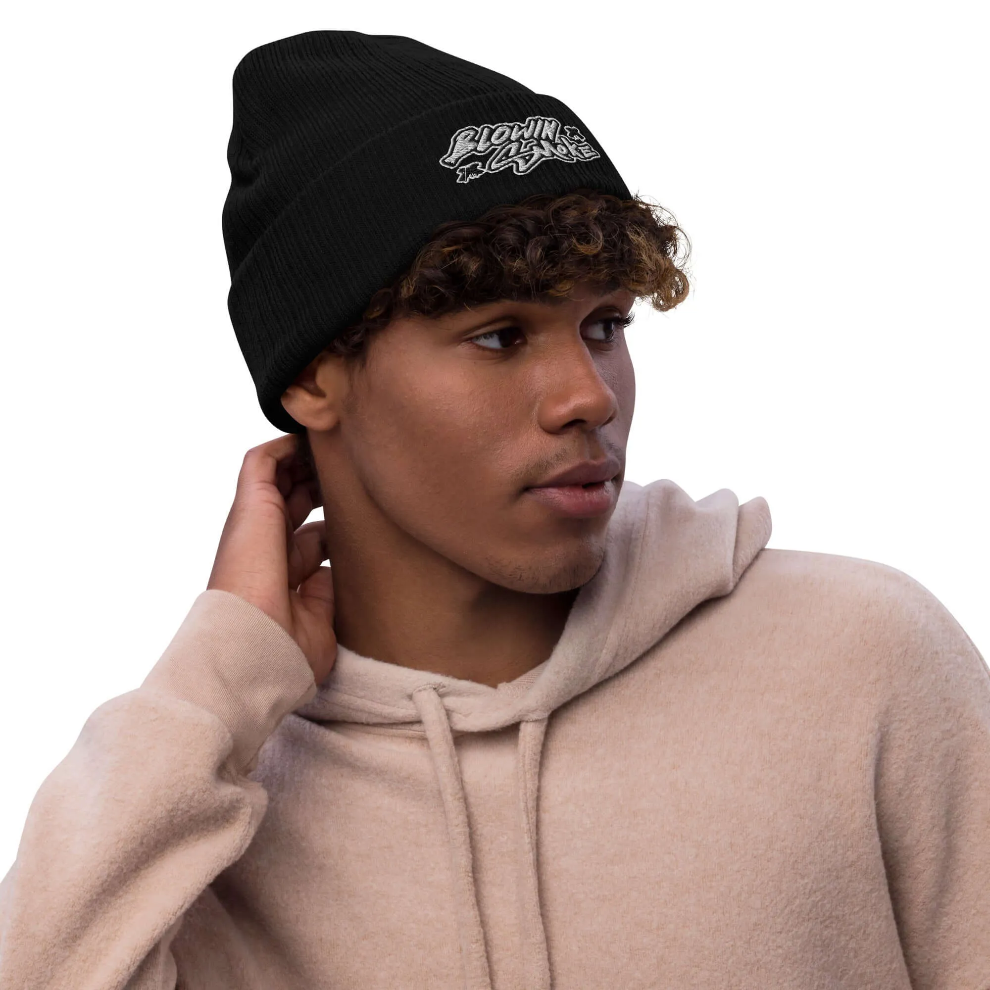 Smok"Blowin e" Ribbed knit beanie (Color options available)