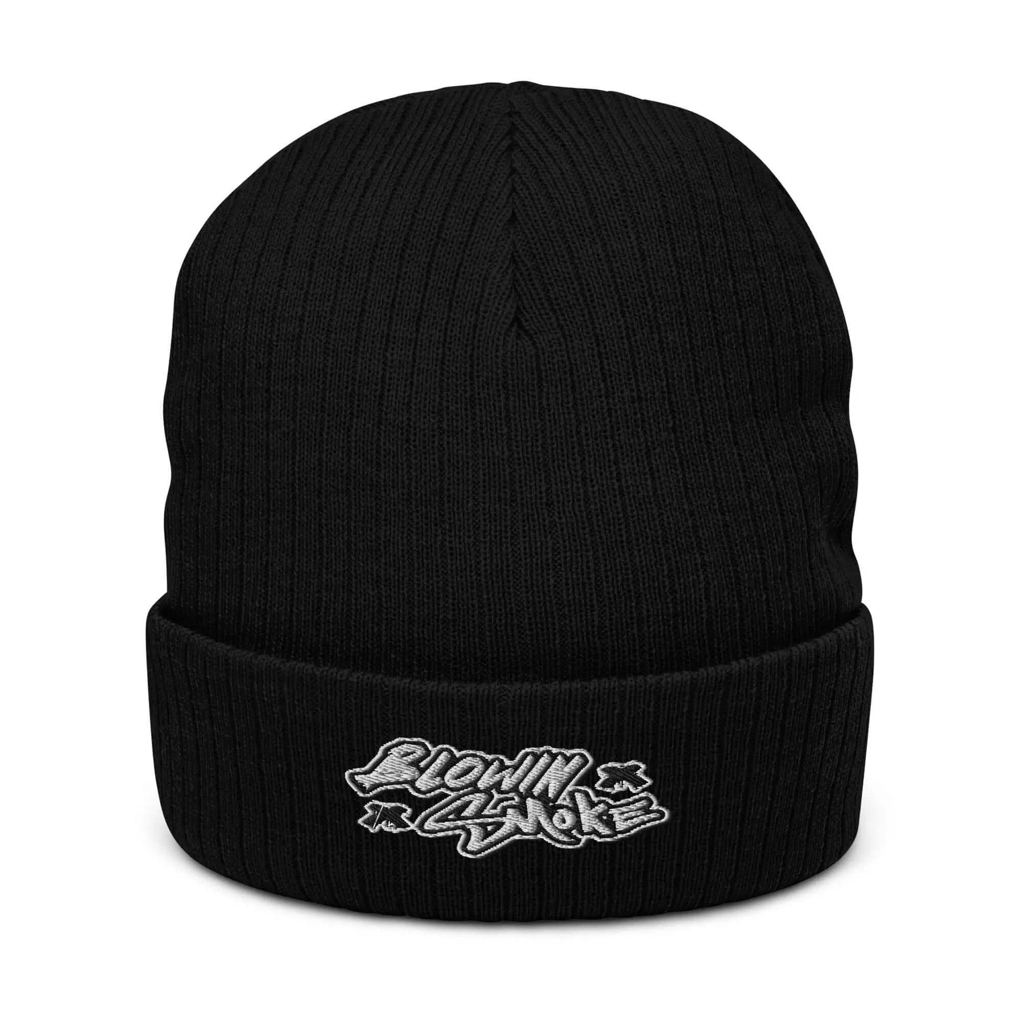 Smok"Blowin e" Ribbed knit beanie (Color options available)