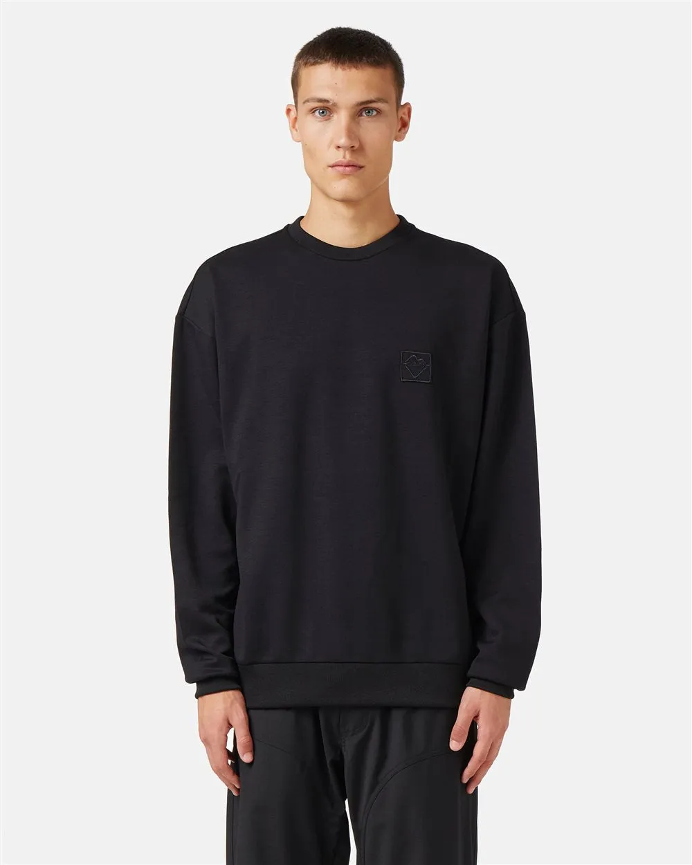 Sweatshirt in technical fabric (Black) - I24E05663319000