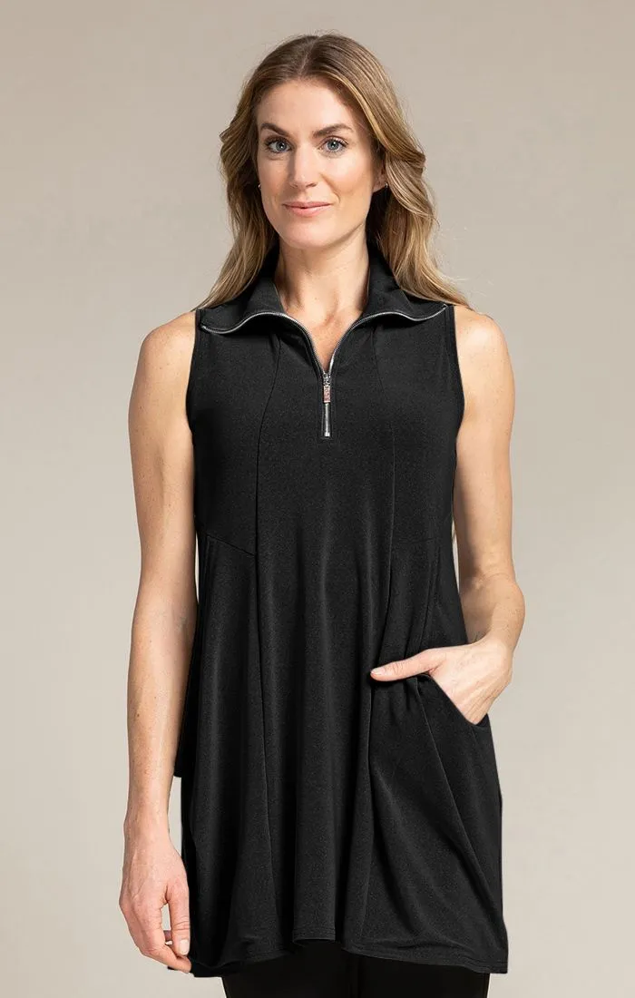 Sympli, 21172Y Sleeveless Double Take Tunic