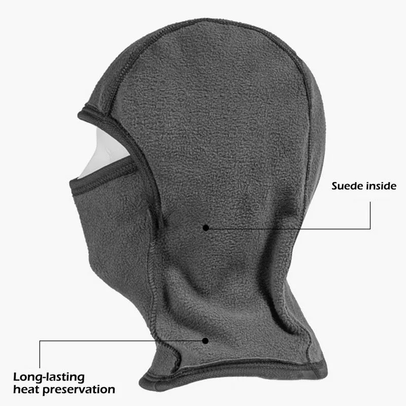 Unisex Winter Fleece Tactical Military Warm Balaclava Outdoor Hunting Cycling Hiking Ski Scarf Windproof Face Mask for Men Women