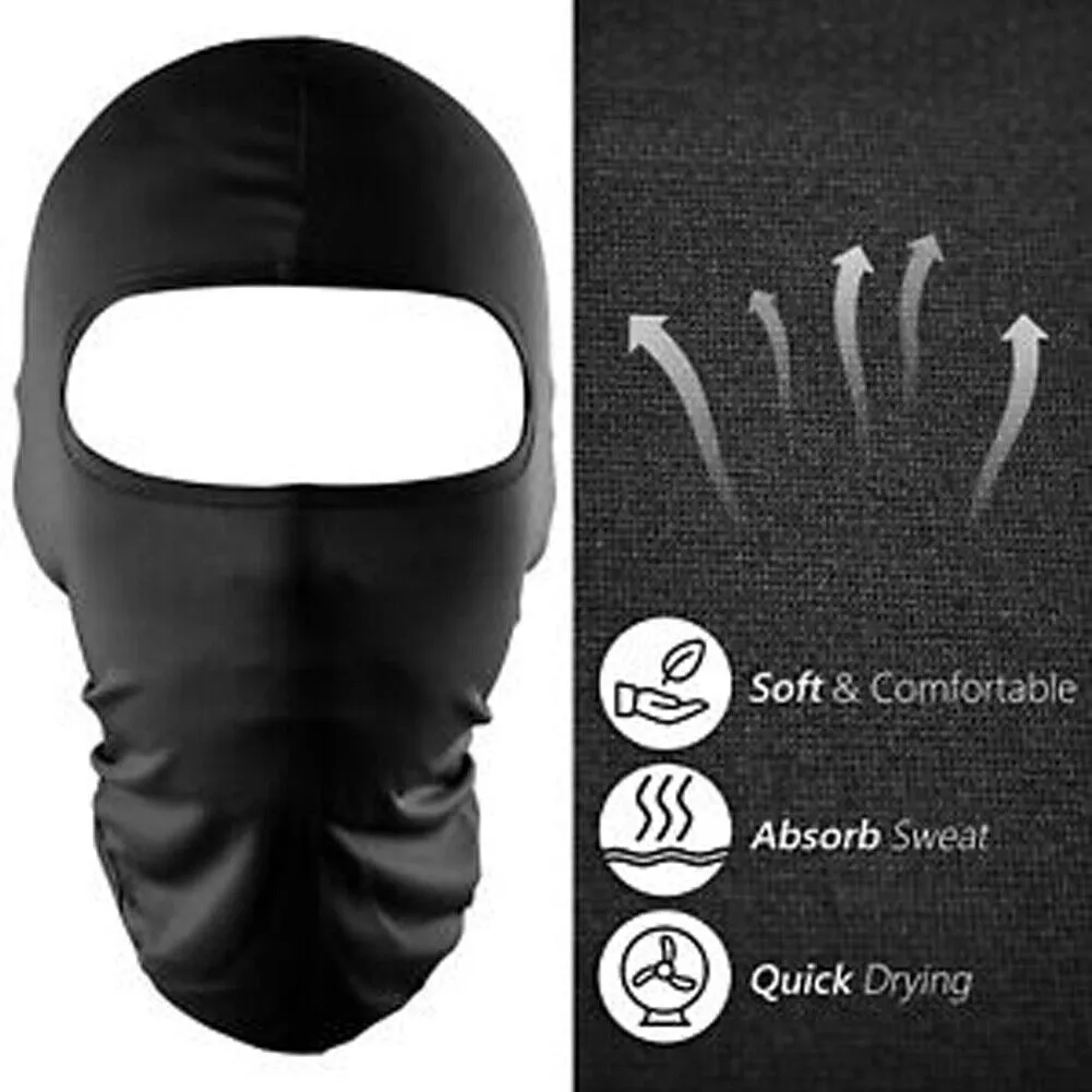 US 5-10 Pc Men's Ski Face Mask Warm Balaclava Sports Airsoft Motorcycle Hood Hat