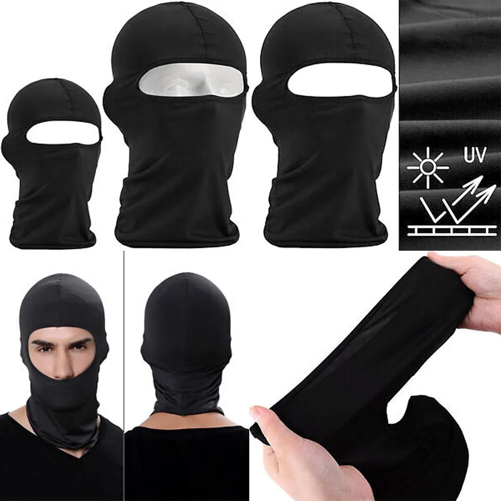 US 5-10 Pc Men's Ski Face Mask Warm Balaclava Sports Airsoft Motorcycle Hood Hat