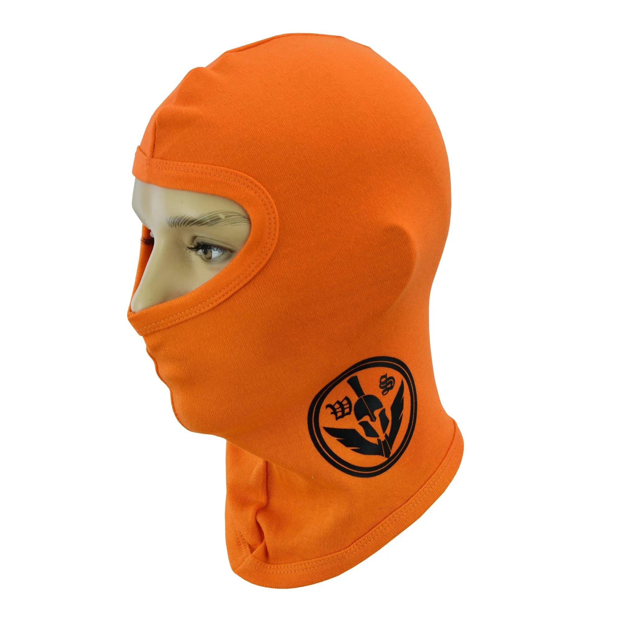 Warrior Gears®100% Cotton Motorcycle Balaclava | Face Mask -Orange