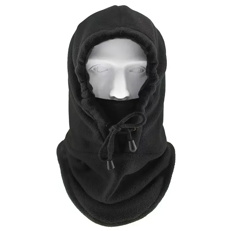 Windproof Hiking Caps Men Warm Fleece Balaclava Face Beanies Ski Bike Motorcycle Cycling Neck Warmer Helmet Hat