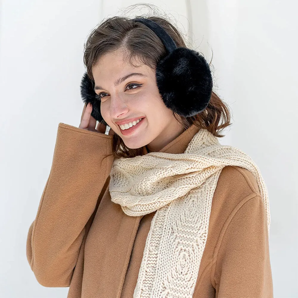 Women's Faux Furry Warm Winter Outdoors Ear Muffs