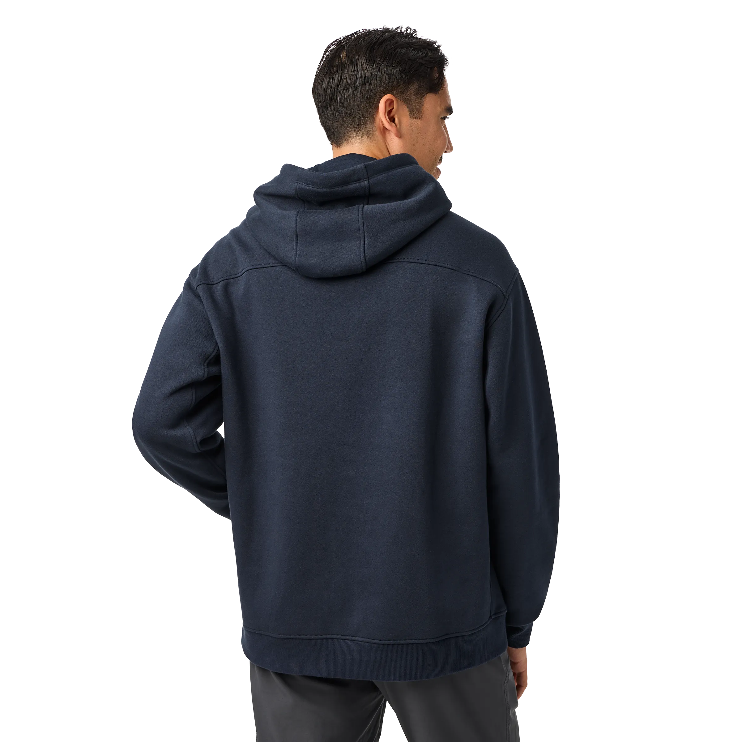 YETI® Logo Built for the Wild Fleece Hoodie Navy